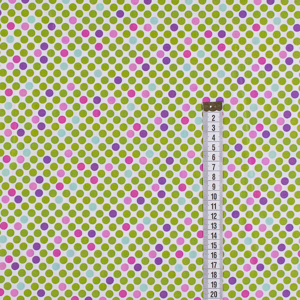 Ткань Хлопок принт - Горошек 24 2